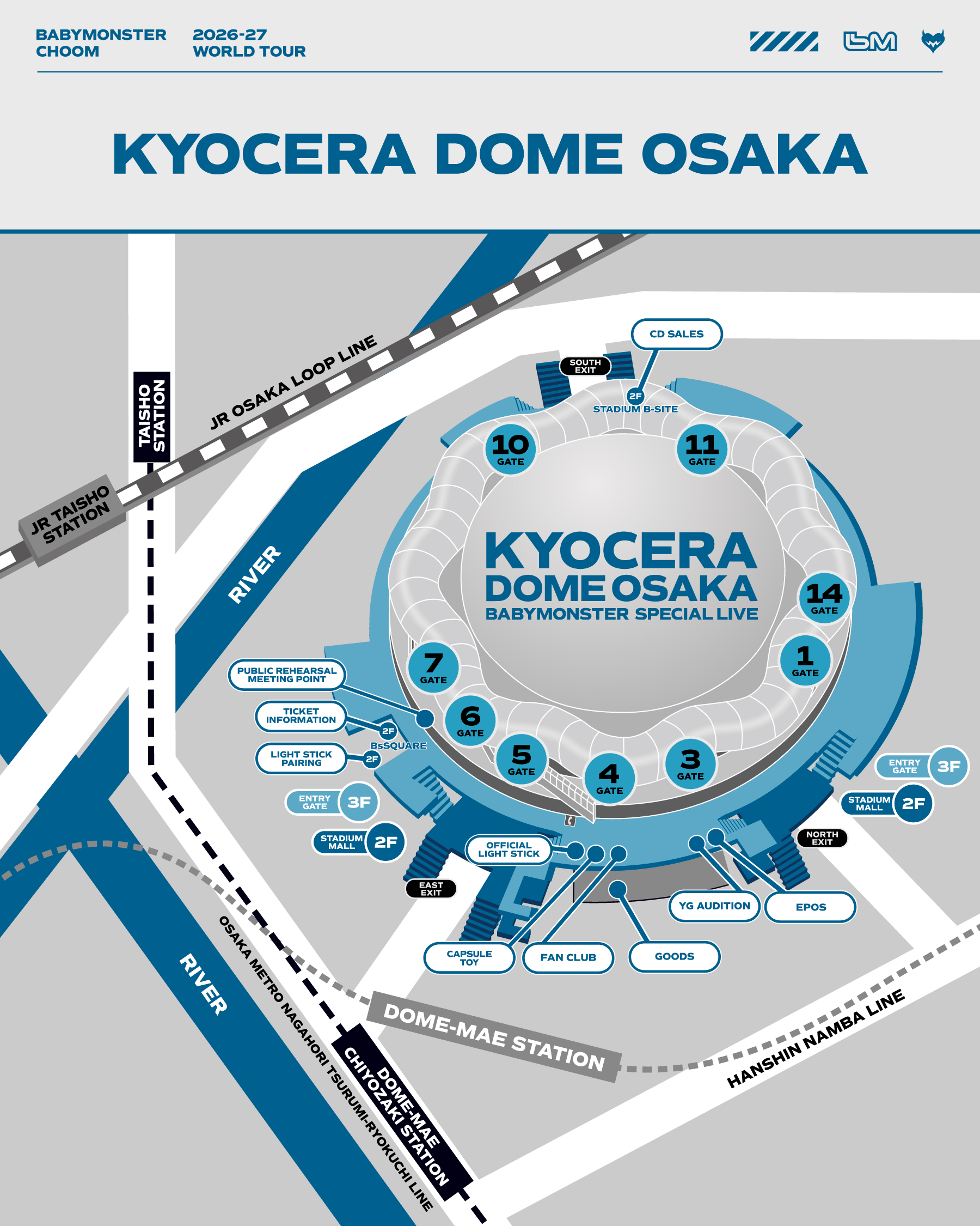 2026-27 BABYMONSTER WORLD TOUR [CHOOM] IN JAPAN - MAISEAT