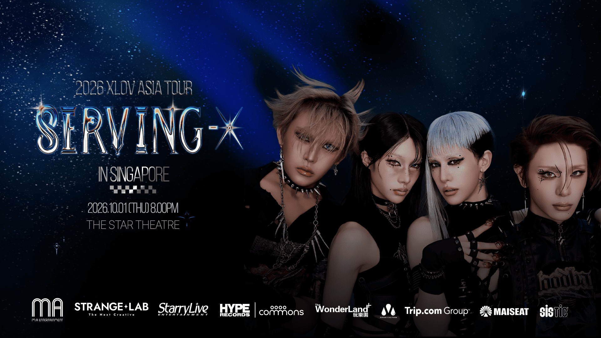 2026 XLOV Asia Tour - SERVING-X in Singapore - MAISEAT