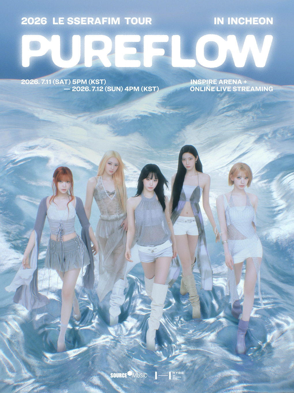2026 LE SSERAFIM TOUR 'PUREFLOW' IN INCHEON HOTEL PACKAGE - MAISEAT